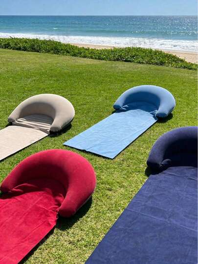 1 Esterilla de playa portátil y cómoda, perfecta para piscinas, playas, fiestas al aire libre - Equipo de picnic impermeable