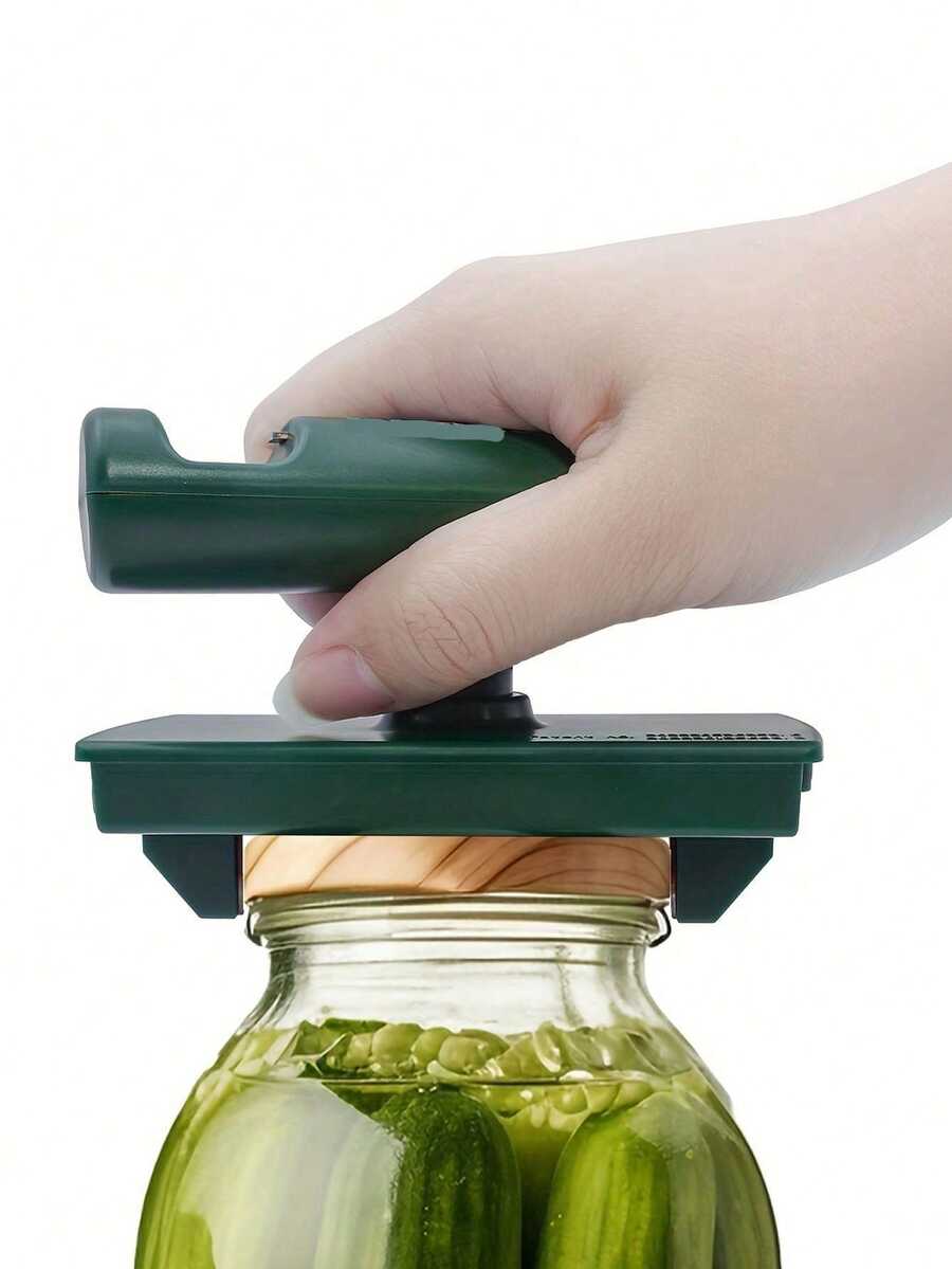 可調節多功能瓶蓋與罐蓋開瓶器－易握手動廚房工具，ABS材質，無需電源，適合派對與日常使用，廚房罐蓋開瓶器