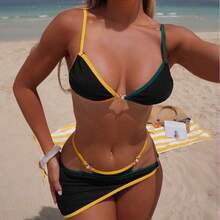 2026 New Fashionable Sexy Three-Piece Swimsuit For Women Bikini Two-Piece Swimwear - 9352 Three-piece Bikini Set - View 2