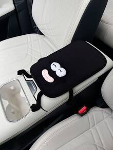 Cute Funny Car Armrest Box Pad Creative Sausage Lips Car Armrest Pad Anti-Slip Central Armrest Box Cover Pad Interior Decoration - A - View 5