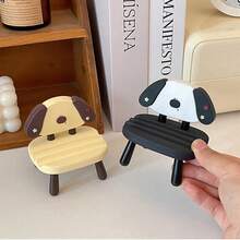 1pc Cute Desktop Phone Stand, Slouchy Bracket, Creative Puppy Chick Rabbit Ornament, Chair Stand, Horizontal & Vertical Dual-Use Portable Phone Holder, Tablet Stand - Multicolor - View 3