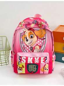 Paw Patrol Boys' Blue Backpack, Dog-Themed Design For Chasing Cases, Comfortable Adjustable Straps, Cartoon Children's School Bag - A - View 19