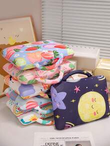 Bantal Pendingin Kecil, Cocok untuk Orang yang Mudah Terbakar Panas Saat Tidur, Bantal Tidur Siang Busa Memori yang Dapat Diatur, Cocok untuk Kantor - Inti Bantal Sedang-Keras, Cocok untuk Tidur Miring - Sarung Bantal yang Dapat Dilepas - MultiWarna - View 6
