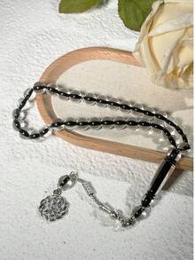 1pc Muslim 33 Beads Acrylic Transparent Comfortable Smooth Tasbih Prayer Beads Accessory, Portable - Multicolor - View 3