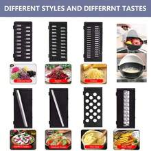 9-In-1 Multi-Functional Manual Slicer & Grater, Home Kitchen Vegetable Slicer, Fruit & Veggie Cutter, Space-Saving Design, Multiple Blades For Slicing, Shredding, Peeling, Essential Kitchen Tool, Outdoor Picnic Accessory, Kitchen Gift - Multicolor - View 11