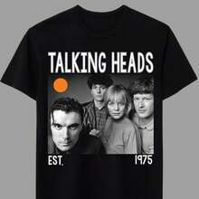 Talking Heads Music Group Retro T-Shirt - Black - View 1