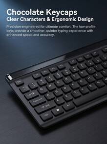 HP Ultra-Thin Wireless Keyboard And Mouse Set, Mini And Portable, Power-Saving With Automatic Sleep Mode, Silent Ultra-Thin Keyboard, Suitable For Laptops, Desktops, Office And Home Use. - View 6