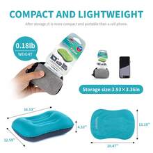 Naturehike 1pc Ultra-Light TPU Travel & Camping Inflatable Pillow - Multicolor - View 10
