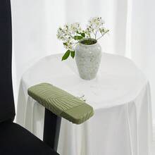 2pcs/Set Jacquard Stretch Armrest Covers, Solid Color Office Chair Armrest Covers, Study Chair Armrest Covers, Suitable For Office And Home Use - Multicolor - View 6