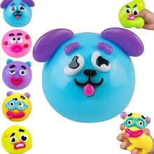 Squishy Smuhers Baru - Smuhers Dog Face Swap Squishy, Lembut, Lambat Mengembang, Pereda Stres untuk Mengurangi Stres & Kecemasan, Mainan Sensori Wajah Anjing Lucu untuk Orang Dewasa Pereda Kecemasan - MultiWarna - View 6