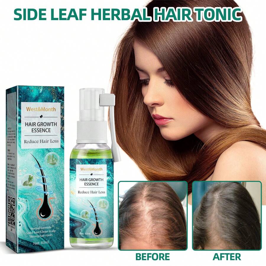 Líquido de Cuidado Capilar Herbal con Hoja de Biota Oriental, Nutre el cuero cabelludo, fortalece las raíces, reduce la caída y revitaliza el cabello débil - 1 - Ver 1