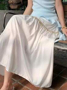 Women Skirts - Baby Blue - View 7