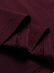 Manfinity Homme Men's Graphic Print T-Shirt - Burgundy - View 6