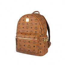 Mcm Stark Series Printed Women's Backpack - Cognac Color MMKEAVE15CO001 - View 3
