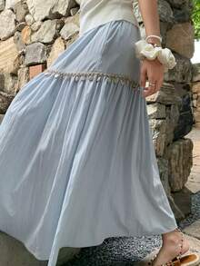 Women Skirts - Baby Blue - View 8