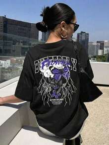 Women T-Shirts - Black - View 2