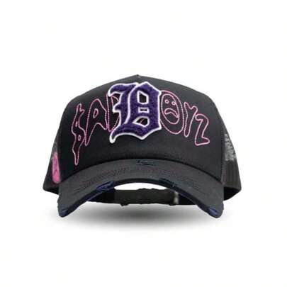 Gorra de béisbol retro con bigote  para hombre, gorra de estilo Dandy a la moda, gorra casual de moda urbana juvenil, gorra estilo Sadboyz.
