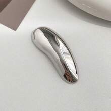 1個極簡金屬亮面胸針，適用於洋裝與大衣腰部裝飾，時尚高端配件 - 彩色 - 查看 10