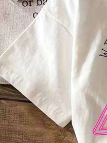 Camiseta de mujer para primavera y verano - Blanco - Ver 5