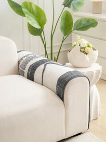 1 buah Sarung Sofa Gaya Bohemian, Bantal Sofa Desain Aneka Warna untuk Semua Musim, Alas Sofa Pelindung Ramah Hewan Peliharaan, Cocok untuk Sofa 1 Dudukan, 2 Dudukan, 3 Dudukan, dan 4 Dudukan - Grey - View 7