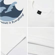 Men's T-Shirt Waves And Winds Is Everything Comfortable And Versatile Outdoor Casual Short Sleeve - White - View 5