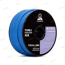 Paracord 2mm X 30M 3 Strand Core Type I 100% Nylon Braided Rope Heavy Duty For Dog Leashes, Bracelets, DIY Crafts, Outdoor, Camping | Versatile & Abrasion-Resistant - Multicolor - View 35