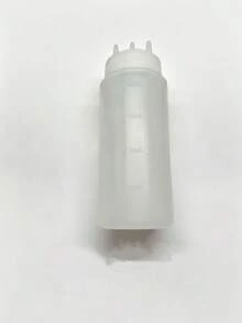 1个挤压瓶，酱料瓶，调味品挤压瓶，三孔挤压调味瓶，适用于沙拉、烧烤、烘焙、露营、厨房用具、沙拉酱、番茄酱、调味料 - 白色 - 查看 14