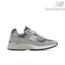 New Balance NB 992 Retro Comfortable Versatile Shock-Absorbing Durable Low-Top Running Shoes, Unisex, Grey - U992GY - 查看 2