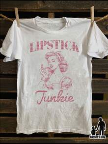 Vintage Punk Rock Graphic T-Shirt, Soft, 100% Cotton, Crew Neck, Short Sleeve, Regular Fit, Weekend Casual Wear, All Season Casual Wear, 180 G/M² - Ideal For Father's Day And Independence Day - 白色 - 查看 1