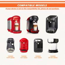 Cápsulas de café reutilizables para cafetera Tassimo, opciones de capacidad 60ml/180ml/200ml/220ml. Cápsulas de café recargables, accesorios para cafetera. - Naranja - Ver 3