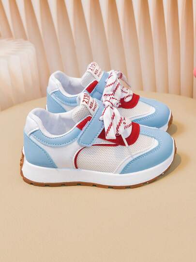 1 Pair Soft, Lightweight, Comfortable, Breathable Children's Indoor/Outdoor Casual, Running, Sports Shoes, Suitable For All Seasons, Boys And Girls