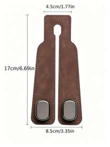 Car Seat Back Storage Hook, Car Organizer Rack, PU Leather Hidden Headrest Hook, Suitable For Car Back Seat, Multi-Functional Durable Car Interior Storage Rack - Car Seat Back Hooks - View 9