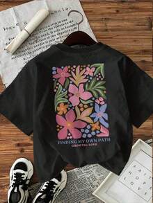 Women T-Shirts - Black - View 3