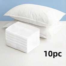 1/5/10pcs Disposable Thickened Pillowcase, Suitable For Hotel Rooms, Beauty Salons, Anti-Pollution & Breathable, Travel Hotel Use (Pillow Insert Not Included), Salon Supplies, Travel Essential, Lightweight Shell, Retro Style, Easy To Clean, For Hotel Owners - Multicolor - View 14