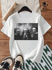 Men Outdoor Tees & Tanks - White - View 1
