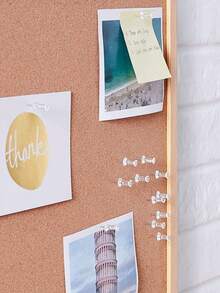 200PCS Transparent Push Pins, Acrylic Clip Heads Carbon Steel Sharp Pins, Portable Storage Box Organizing Thumbtacks.For Corkboard Mounting, Photo Wall Decoration, File Organization, Office And Study Storage, Handicraft DIY Projects. - Transparent - View 5