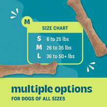 Small 5.4 Inch Dogwood Dog Chew Toy Made In USA, Real Wood Blend Natural Flavor & Texture For Moderate Chewers, Durable Healthy Alternative Chew Bone For Small Dogs - 山茱萸(棕色) - 查看 3