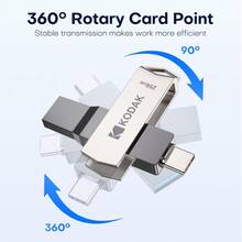 Flash Drive USB Kodak 64GB, Kapasitas Opsional 32GB/64GB/128GB/256GB, Antarmuka USB 3.2, Cocok Untuk Penyimpanan Foto Dan Video, Kompatibel Dengan Android/PC/Ponsel, Sempurna Sebagai Hadiah Bisnis - View 3
