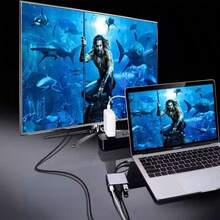 3-In-1 USB-C Hub With 4K HD, Fast Charging PD3.0, Suitable For Laptops, Monitors, Aluminum Alloy Pro - View 8