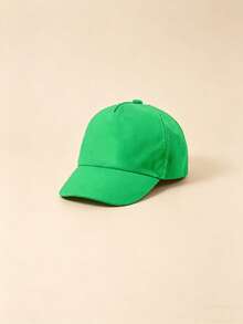 1pc Infant Solid Color Soft Brim Baseball Cap, Multiple Colors Available, Fashionable Minimalist, Lightweight Soft Sun Protection, Suitable As Birthday/Holiday Gift, Everyday Wear For Baby Boys And Girls In Spring/Summer - Multicolor - View 27
