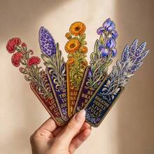 5/15pcs Vintage Floral Inspirational Bookmark Collection, Van Gogh Creative Aesthetic Bookmarks Page Markers, Stationery, Student Supplies Book Accessories Teacher Supplies School Supplies Can Be Used As Decorative Accessories Suitable For Reading Enthusiasts, Book Decoration, Cultural Creative Gifts, Reading Sharing Party Gifts, Party, Teacher's Day Gifts Birthday Gifts Bookish Things - Flower Bookmarks - View 13
