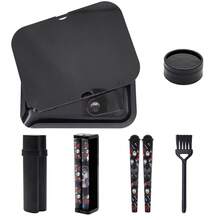 Double Layer Plastic Rolling Tray Set. Three Colors Available. Diverse Accessories: Grinder, Rolling Machine, Storage Tube, 2* Bouncing Tubes And Cleaning Brush. Suitable For Pre-Rolled Cone Storage, Convenient For Carrying Outdoors. Suitable For Handmade Rolling Enthusiasts. Best Choice For Gifts. Birthday Gift & Holiday Gift. - Multicolor - View 10