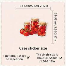 56 PCS Vintage Kitchen Cooking Stickers Waterproof Vinyl Decals For Water Bottles Laptop Scrapbook Phone Case Luggage, Creative Kitchen Theme Sticker Pack For Adults DIY Craft Decor, Retro Kitchenware & Food Elements Stickers School Supplies - A - View 6