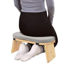 YUNRUX Foldable Meditation Bench & Ergonomic Meditation Stool, Foldable Kneeling Meditation Bench - A - View 1