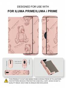 1PC For IQOS ILUMA ONE/ILUMA I ONE/New Iluma I One/ILUMA/ILUMA I /ILUMA PRIME/Iluma I Prime 20 HeatSticks BoX Series Protective Case, Fashionable Minimalist Cartoon Pattern Portable Storage Leather Sleeve, Full Protection Anti-Drop Anti-Fingerprint Wear-Resistant High-End Texture Hard Shell Soft Leather Dual Protection, Perfect Gift Choice, High-End Protective Shell, Unisex Fashion Accessory, Fashionable Patchwork Personalized Appearance Decoration, Business Casual Versatile Style, Precise Hole Position Perfect Fit, Couple Style Unisex, Iqos Series Dedicated Protective Shell, TEREA Storage Box - Brown Bear - View 21