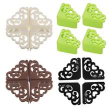 Crown Hollow Silicone Table Corner Protector, Soft Flexible Durable Anti-Collision Corner Guard, Shock-Absorbing Furniture Edge Safety Cushion, Suitable For Baby Protection, Child Safety, Home Protection, Coffee Table, Desk, Cabinet, Random Color Shipment - Multicolor - View 5