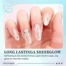 Set de 4 piezas de extensión de uñas de gel de polímero, kit de gel de modelado rápido, diseño de uñas UV LED sin olor, fortalecimiento de uñas brillante y duradero, incluye herramientas sencillas para uñas en casa - Multicolor - Ver 4