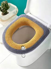 Minimalist Toilet Seat Cover Pads With Strap To Avoid Direct Bowl Contact Reusable Toilet Seat Covers For College Students Toilet Seat Pads Great For Hotel Stays Toilet Seat Cover Apartment Bathroom Accessories Travel Household Essentials - Multicolor - View 13