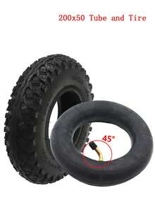 Ban Off-Road 200x50, Ban Dalam dan Ban Luar untuk Skuter Listrik 8 Inci, Aksesoris Roda Pneumatik Depan dan Belakang - Ban dalam dan luar ukuran 200x50 - View 2