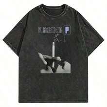 T-Shirt, Sematary T-Shirt, Designer Clothing For Men, New Arrival Tops & Tees, Short Sleeve, Crew Neck, New Arrival, Harajuku Style - 黑色 16 - 查看 1